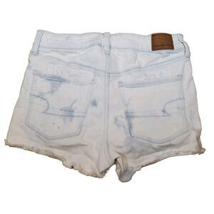 American Eagle Hi-Rise Shortie Shorts Next Level Stretch Distressed Size 6